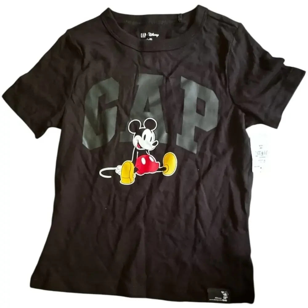 GAP Kids Black Mickey Mouse T-Shirt  Sz XS (4-5)